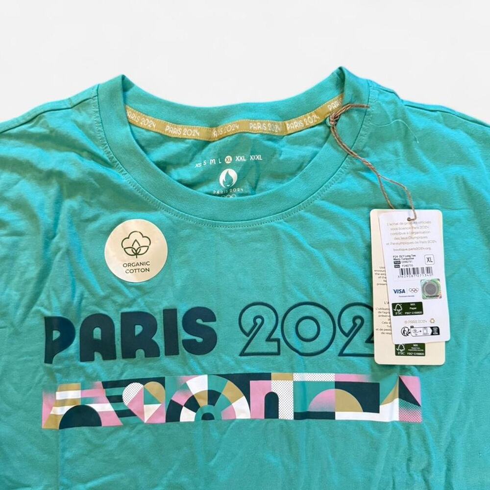 Nwt paris 2024 olympics teal - Picture 3 of 4